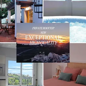 Appartement Penthouse With Hot Tub And Air Conditioning Offering Breathtaking Panoramic Mountain And Sea Views, Cómpeta